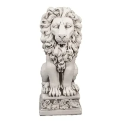 Statues & Sculptures Wildlife|Lions^Royal Lion Antique Stone Garden Statue