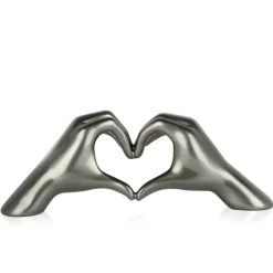 Statues & Sculptures Table Top|Contemporary^Sacred Love 15cm Anthracite Resin Indoor Sculpture