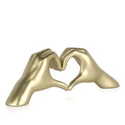 Statues & Sculptures Table Top|Contemporary^Sacred Love 15cm Gold Resin Indoor Sculpture