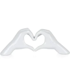 Statues & Sculptures Table Top|Contemporary^Sacred Love 15cm White Resin Indoor Sculpture
