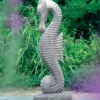 Statues & Sculptures Sealife^Seahorse 80cm Stone Garden Ornament