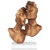 Statues & Sculptures Figurative|Table Top^Secret Lovers 57cm Bronze Resin Indoor Sculpture