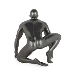 Statues & Sculptures Figurative|Table Top^Shadow Protector 24cm Anthracite Resin Indoor Sculpture