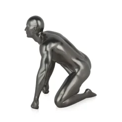 Statues & Sculptures Figurative|Table Top^Shadow Protector 24cm Anthracite Resin Indoor Sculpture