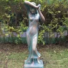 Statues & Sculptures Greek^Shy Maiden 85cm Aged Bronze Resin Garden Statue