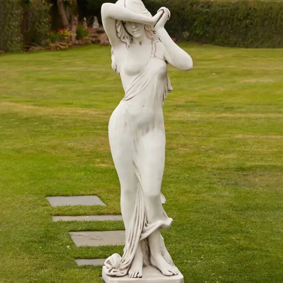 Statues & Sculptures Greek^Shy Maiden 160cm Stone Garden Statue