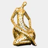 Statues & Sculptures Table Top|Floor Standing^Silent Soul 81cm Gold Metal Indoor Sculpture