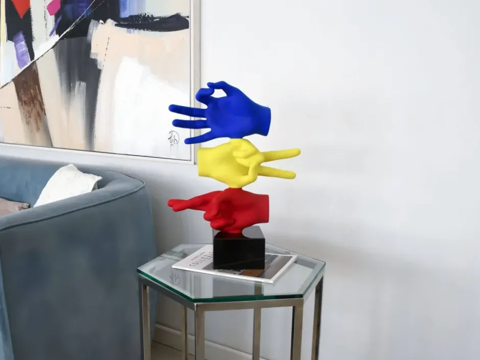 Statues & Sculptures Table Top|Pop Art^Silent Symbols 48cm Pop Art Resin Indoor Sculpture