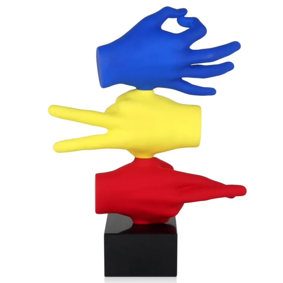Statues & Sculptures Table Top|Pop Art^Silent Symbols 48cm Pop Art Resin Indoor Sculpture