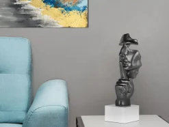 Statues & Sculptures Figurative|Table Top^Silent Warrior 48cm Anthracite Resin Indoor Sculpture