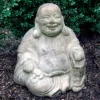 Statues & Sculptures Buddha^Sitting Chinese Buddha Stone Garden Ornament