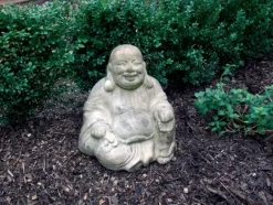Statues & Sculptures Buddha^Sitting Chinese Buddha Stone Garden Ornament