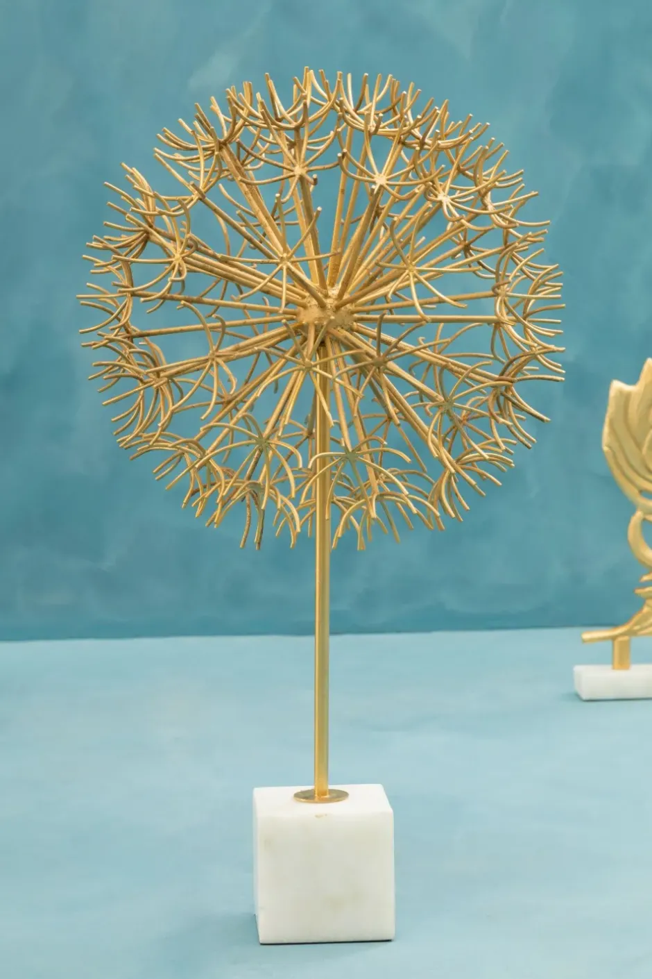 Statues & Sculptures Table Top|Abstract^Skyflare 57cm Gold Metal Indoor Sculpture