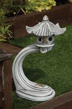 Statues & Sculptures Pagodas^Small Curved Japanese Pagoda Stone Garden Ornament