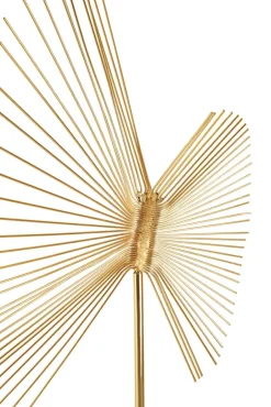 Statues & Sculptures Table Top|Abstract^Solar Flare 66cm Gold Metal Indoor Sculpture