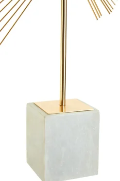 Statues & Sculptures Table Top|Abstract^Solar Flare 66cm Gold Metal Indoor Sculpture