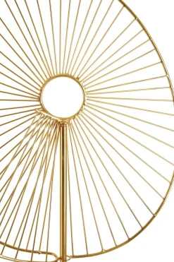 Statues & Sculptures Table Top|Abstract^Solar Interlace 70cm Gold Metal Indoor Sculpture