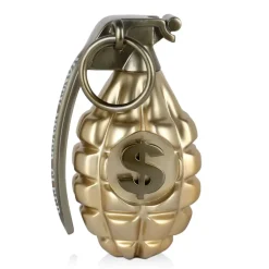 Statues & Sculptures Table Top|Contemporary^Sonic Grenade 25cm Gold Resin Indoor Sculpture