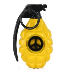 Statues & Sculptures Table Top|Contemporary^Sonic Grenade 25cm Yellow Resin Indoor Sculpture