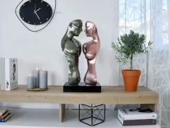 Statues & Sculptures Figurative|Table Top^Soul Reflection 60cm Anthracite Resin Indoor Sculpture