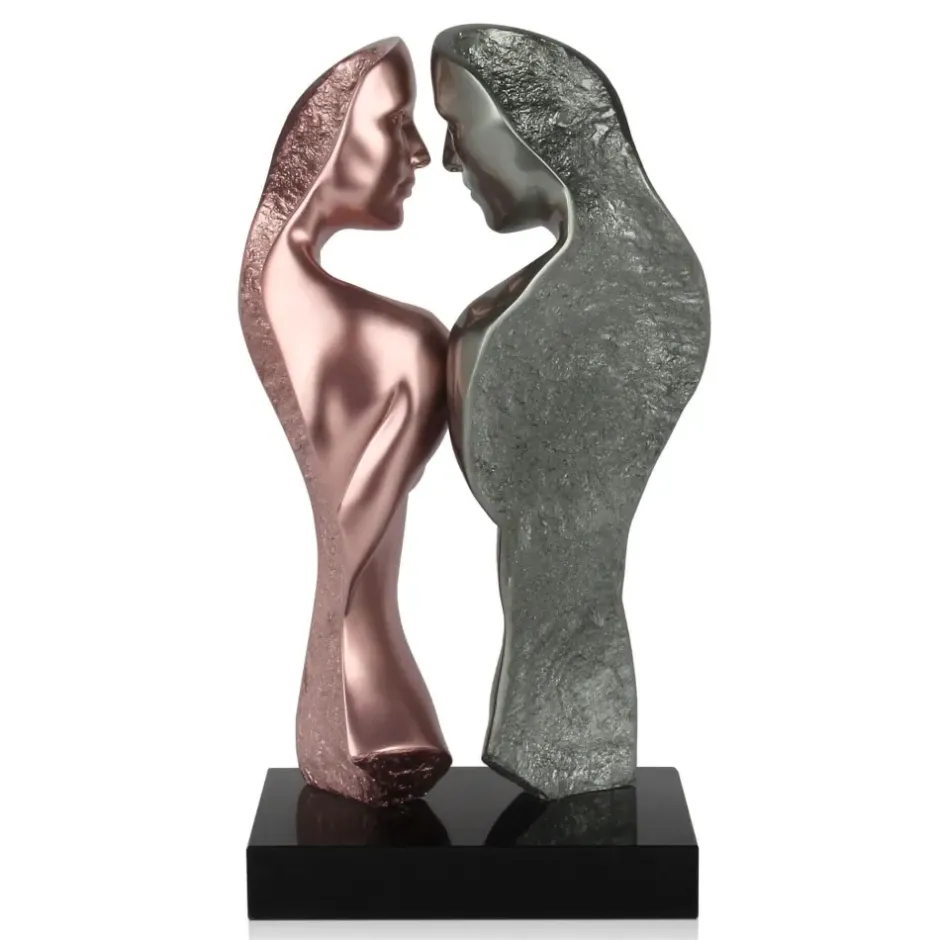Statues & Sculptures Figurative|Table Top^Soul Reflection 60cm Anthracite Resin Indoor Sculpture