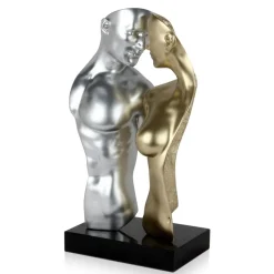 Statues & Sculptures Figurative|Table Top^Soul Reflection 60cm Silver Resin Indoor Sculpture