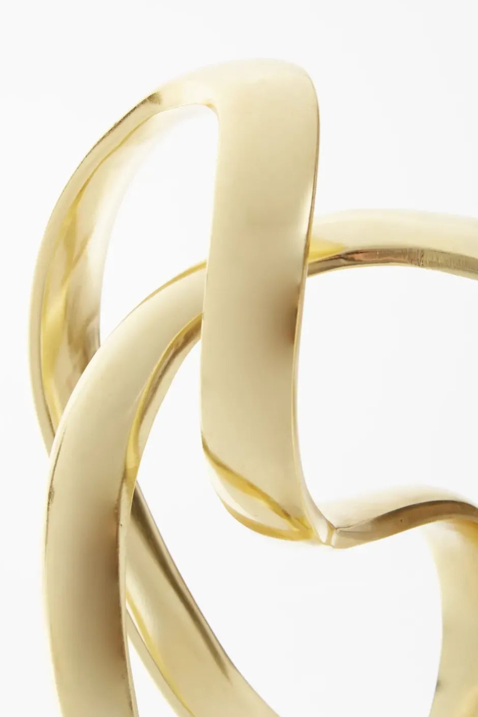 Statues & Sculptures Table Top|Abstract^Spiral Symphony 34cm Gold Metal Indoor Sculpture