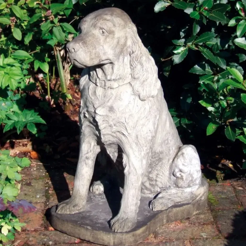 Statues & Sculptures Dogs^Springer Spaniel Stone Garden Ornament