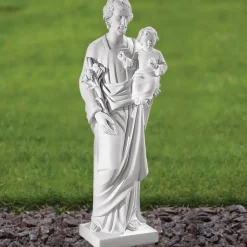Statues & Sculptures St Joseph^St. Joseph 60cm Marble Resin Garden Statue