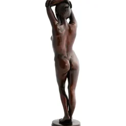 Statues & Sculptures Figurative|Table Top^Standing Woman Bronze Indoor Sculpture