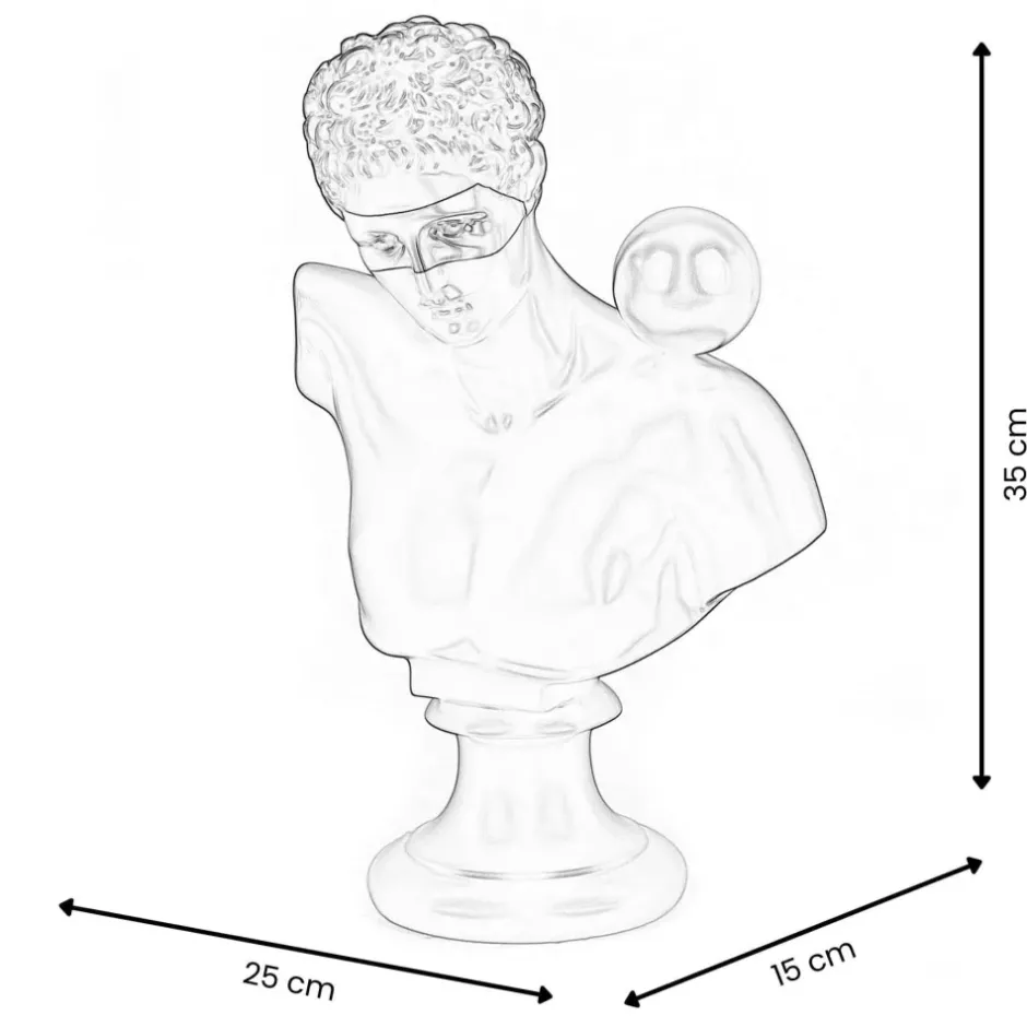 Statues & Sculptures Figurative|Table Top^Stealth Titan 35cm Black Resin Indoor Sculpture