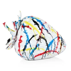 Statues & Sculptures Table Top|Contemporary^Strawberry Pop 31cm Multicolour Resin Indoor Sculpture