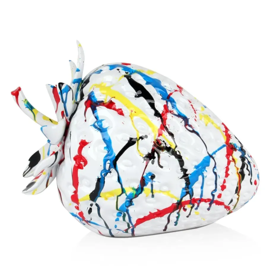Statues & Sculptures Table Top|Contemporary^Strawberry Pop 31cm Multicolour Resin Indoor Sculpture