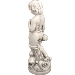 Statues & Sculptures Children^Summer Boy 73cm Stone Resin Garden Statue