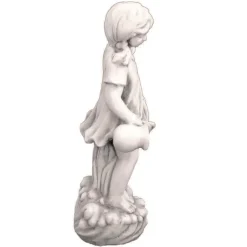 Statues & Sculptures Children^Summer Girl 71cm Stone Resin Garden Statue