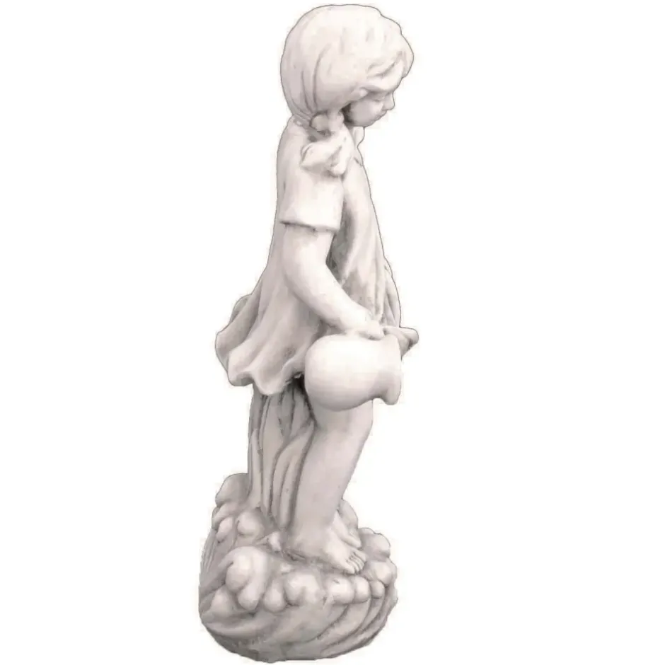 Statues & Sculptures Children^Summer Girl 71cm Stone Resin Garden Statue