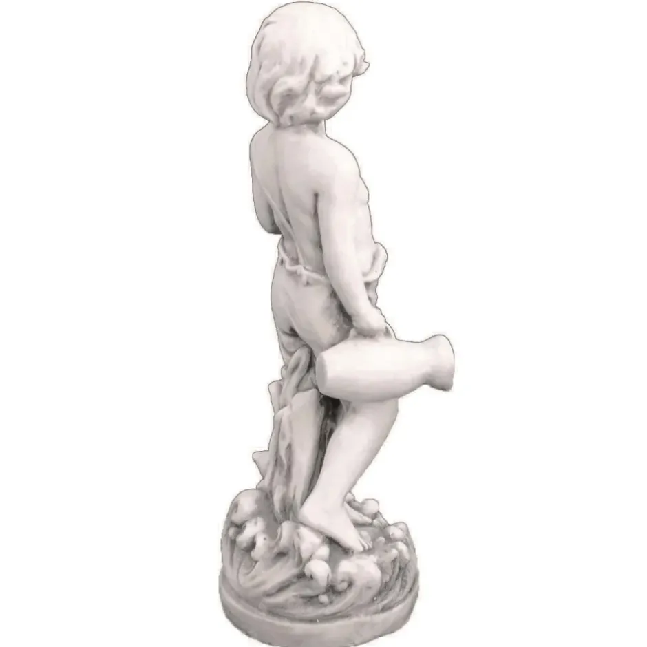 Statues & Sculptures Children^Summer Love Boy & Girl Stone Resin Garden Statues