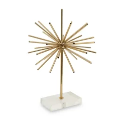 Statues & Sculptures Table Top|Contemporary^Sunburst 46cm Gold Metal Indoor Sculpture