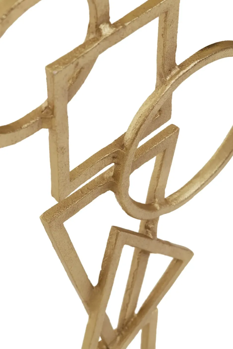 Statues & Sculptures Table Top|Abstract^Symbol Ascent 47cm Gold Metal Indoor Sculpture