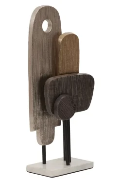 Statues & Sculptures Table Top|Abstract^Symbolic 44cm Metal Indoor Sculpture