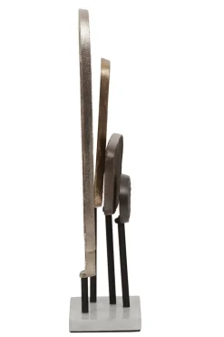 Statues & Sculptures Table Top|Abstract^Symbolic 44cm Metal Indoor Sculpture