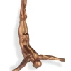 Statues & Sculptures Figurative|Wall Art^The Diver 55cm Bronze Resin Wall Sculpture