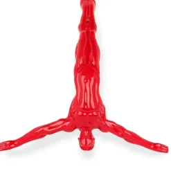 Statues & Sculptures Figurative|Wall Art^The Diver 55cm Red Resin Wall Sculpture