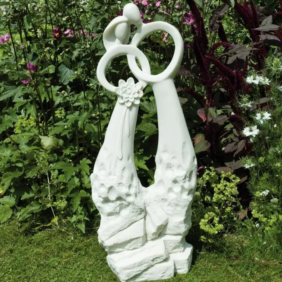 Statues & Sculptures Modern^The Wedding Modern Poly Resin Garden Statue