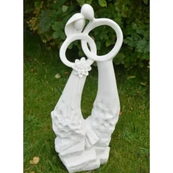 Statues & Sculptures Modern^The Wedding Modern Poly Resin Garden Statue
