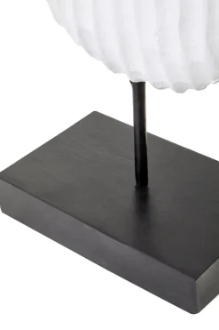 Statues & Sculptures Table Top|Abstract^Tic-Tac 60cm Black & White Wood Indoor Sculpture