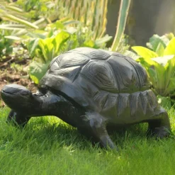 Statues & Sculptures Reptiles^Tortoise Bronze Metal Garden Ornament