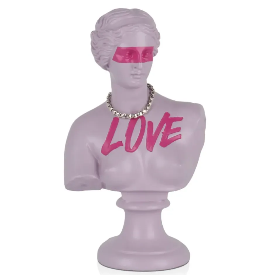 Statues & Sculptures Figurative|Table Top^Venus Love 35cm Pink Resin Indoor Sculpture