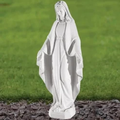 Statues & Sculptures Virgin Mary^Virgin Mary 52cm Marble Resin Garden Statue