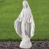 Statues & Sculptures Virgin Mary^Virgin Mary 35cm Marble Resin Garden Statue